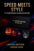 🏁 F1 Team Whisky Glass Collection 🥃