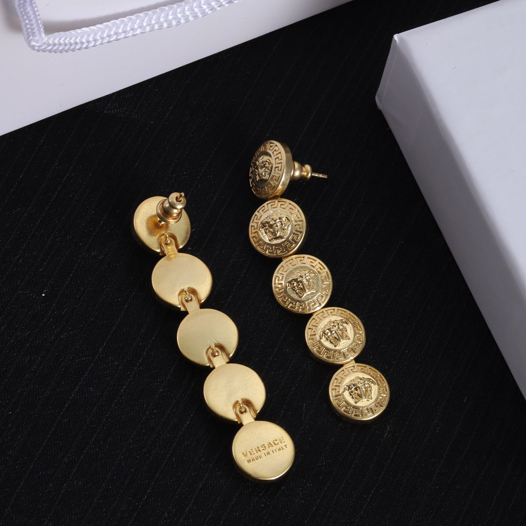 18K Long Earrings